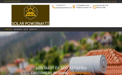 solarpowermate.co.za screenshot