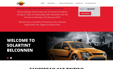 solartintact.com.au screenshot