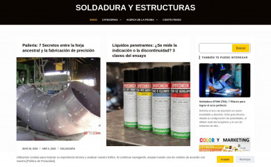 soldadurayestructuras.com screenshot