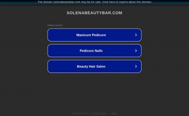 solenabeautybar.com screenshot