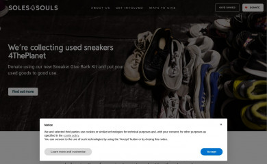soles4souls.org screenshot
