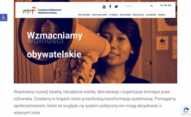 solidarityfund.pl screenshot