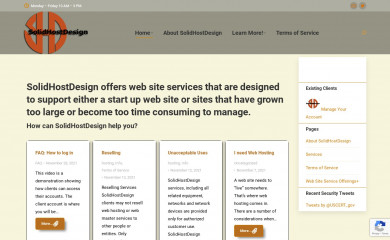 solidhostdesign.net screenshot