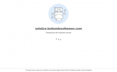 https://solstice.bottomlessthemes.com/ screenshot