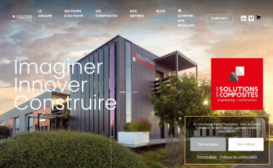 solutionscomposites.fr screenshot