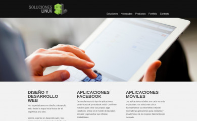 solucioneslinux.com.uy screenshot