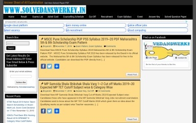 solvedanswerkey.in screenshot