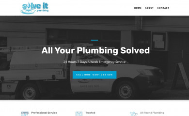 solveitplumbing.net.au screenshot