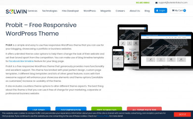 https://www.solwininfotech.com/product/wordpress-themes/probit/ screenshot