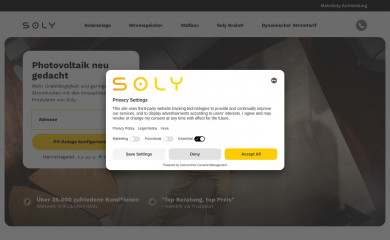 soly-energy.de screenshot