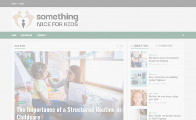 somethingniceforkids.com.au screenshot