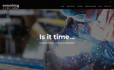 somethingagency.com.au screenshot