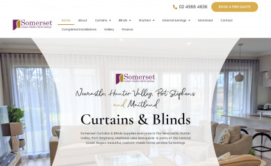 somersetcurtains.com.au screenshot