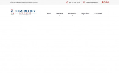 somireddylaw.com screenshot