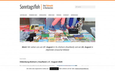 sonntagsfloh.de screenshot