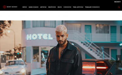 sonymusic.com.br screenshot