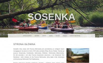 sosenka-kajaki.pl screenshot