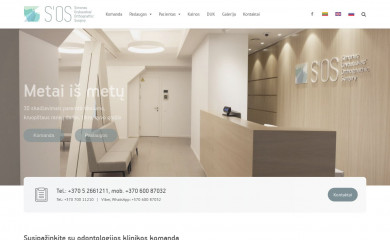 sosklinika.lt screenshot