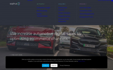 sophus3.com screenshot