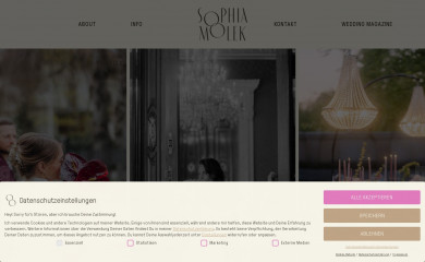 sophiamolek.com screenshot