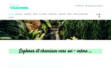 sophie-coaching.com screenshot