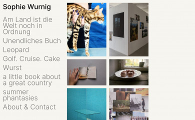 sophiewurnig.at screenshot