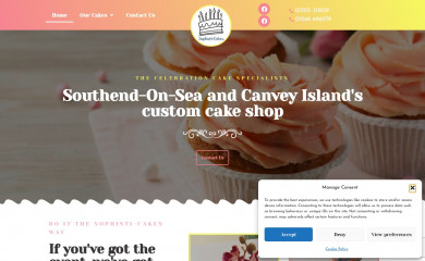 sophisti-cakes.co.uk screenshot