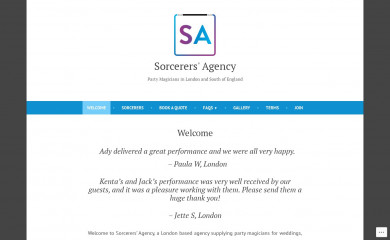sorcerers.agency screenshot