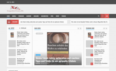 sorgenfrei-events.de screenshot