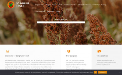 sorghumtrust.co.za screenshot