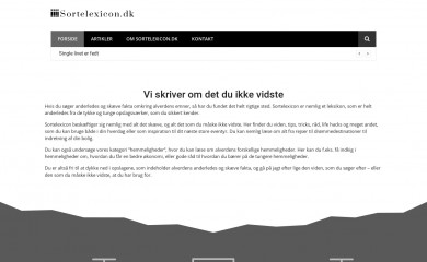 sortelexicon.dk screenshot