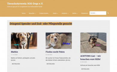 sos-dogs.de screenshot