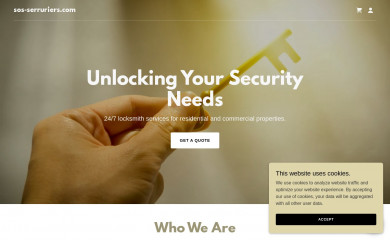 sos-serruriers.com screenshot