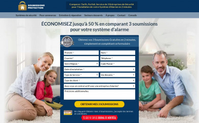 soumissionsprotection.ca screenshot