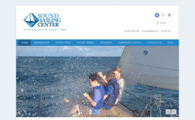 soundsailingcenter.com screenshot