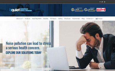 soundproofwindowscanada.com screenshot
