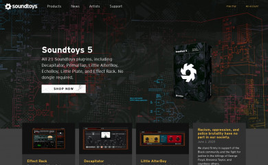 soundtoys.com screenshot