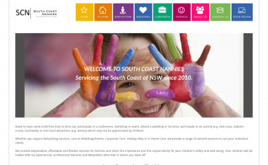southcoastnannies.com.au screenshot