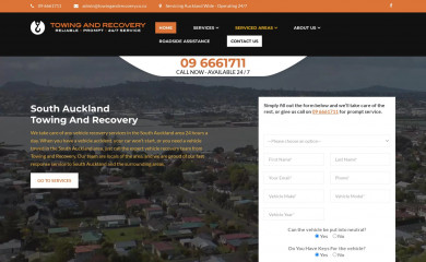southaucklandtowing.com screenshot