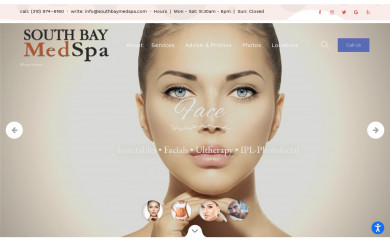 southbaymedspa.com screenshot