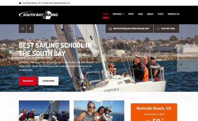 southbaysailing.com screenshot