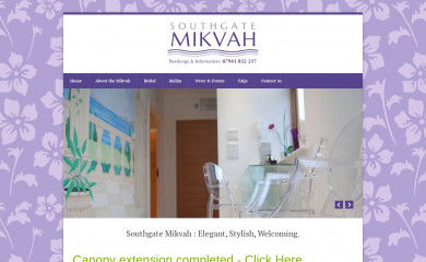 southgatemikvah.com screenshot