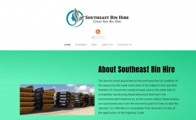 southeastbinhire.com.au screenshot