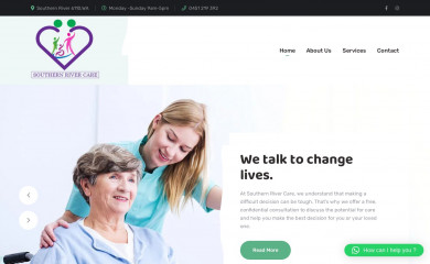 southernrivercare.com.au screenshot