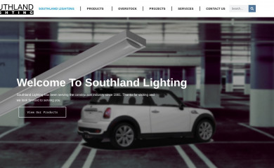 southlandlighting.net screenshot