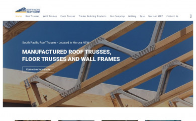 southpacificrooftrusses.com.au screenshot