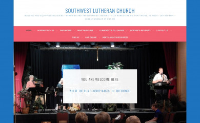 southwestlutheran.org screenshot