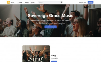sovereigngracemusic.org screenshot