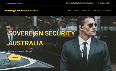 sovereignsecurity.com.au screenshot