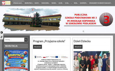sp3sokolowpodl.pl screenshot